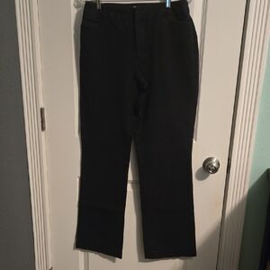 St. John's Bay Black Chinos Straight-Leg Pants